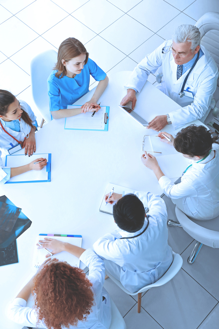 Group of Doctors in a Meeting 